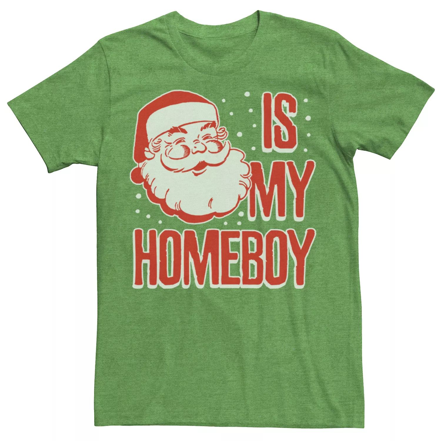 Мужская футболка Santa с надписью Is My Homeboy Licensed Character мужская футболка dime homeboy бежевый размер m