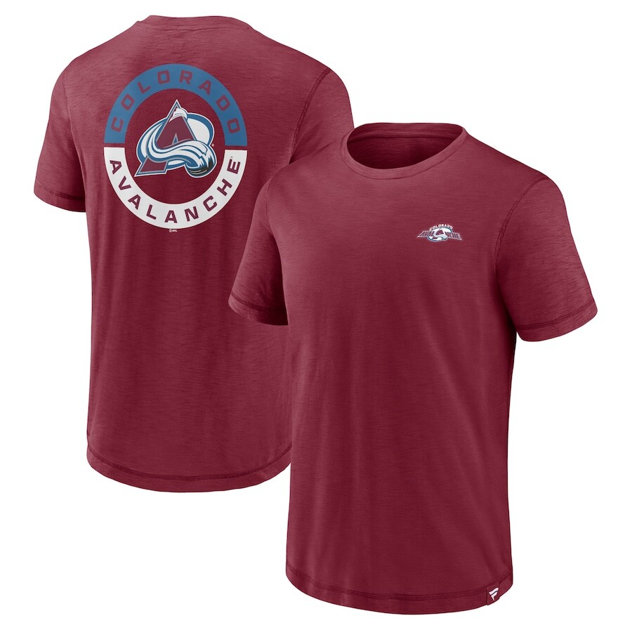 

Футболка с коротким рукавом Fanatics Branded Colorado Avalanche, бордовый