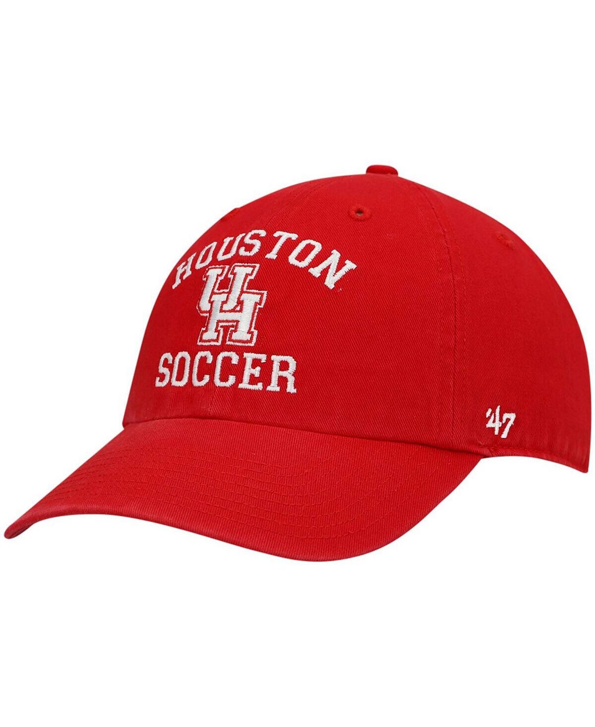 

Мужская красная регулируемая футбольная кепка Houston Cougars Arch Soccer '47 Brand