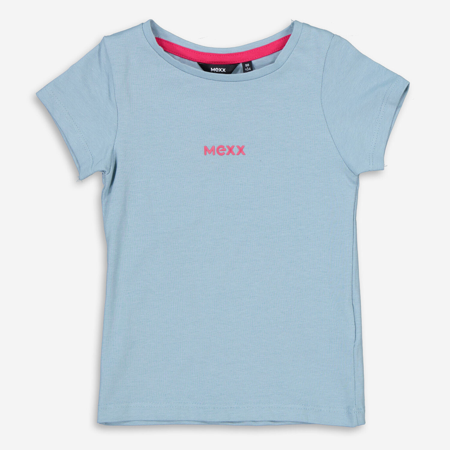 

Синяя футболка с розовым логотипом Mexx, Синий