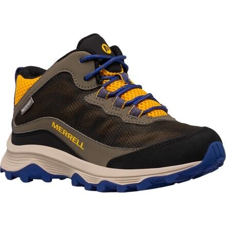 

Водонепроницаемые ботинки Moab Speed ​​Mid — детские Merrell, цвет Cobalt/Gold