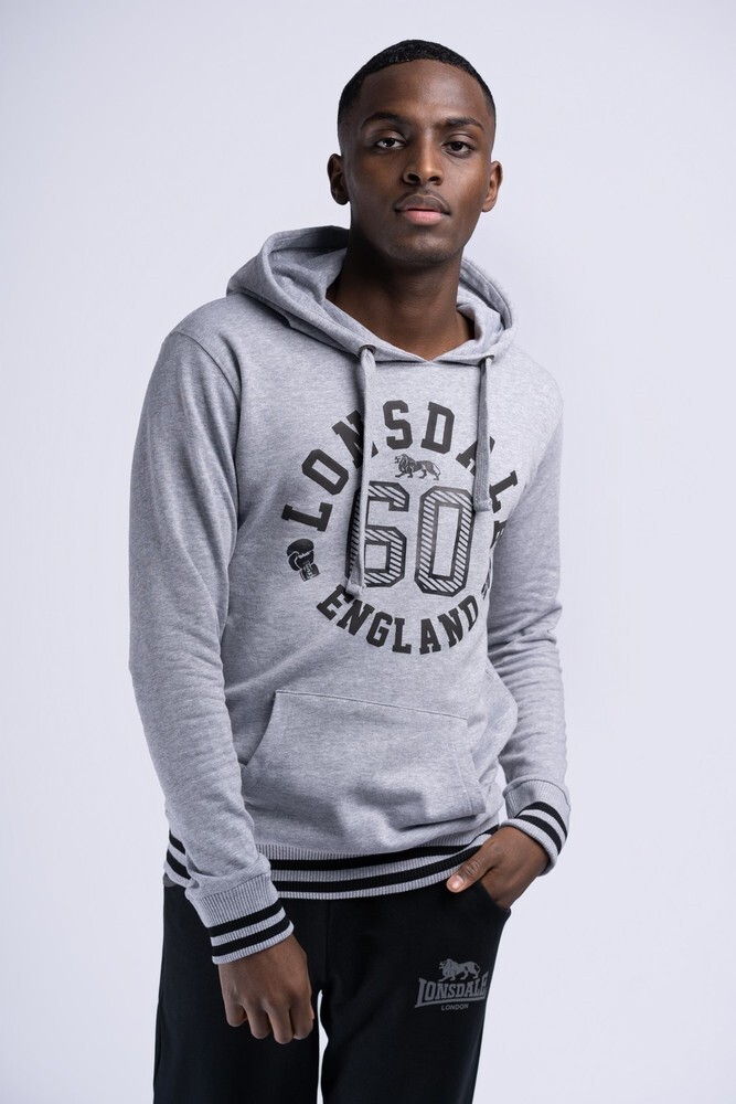 

Толстовка Lonsdale Hoodie Mamhead, серый