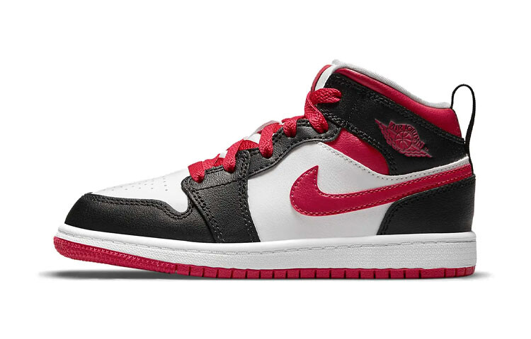 

Air Jordan 1 Mid (BP) Черный/Красный/Белый