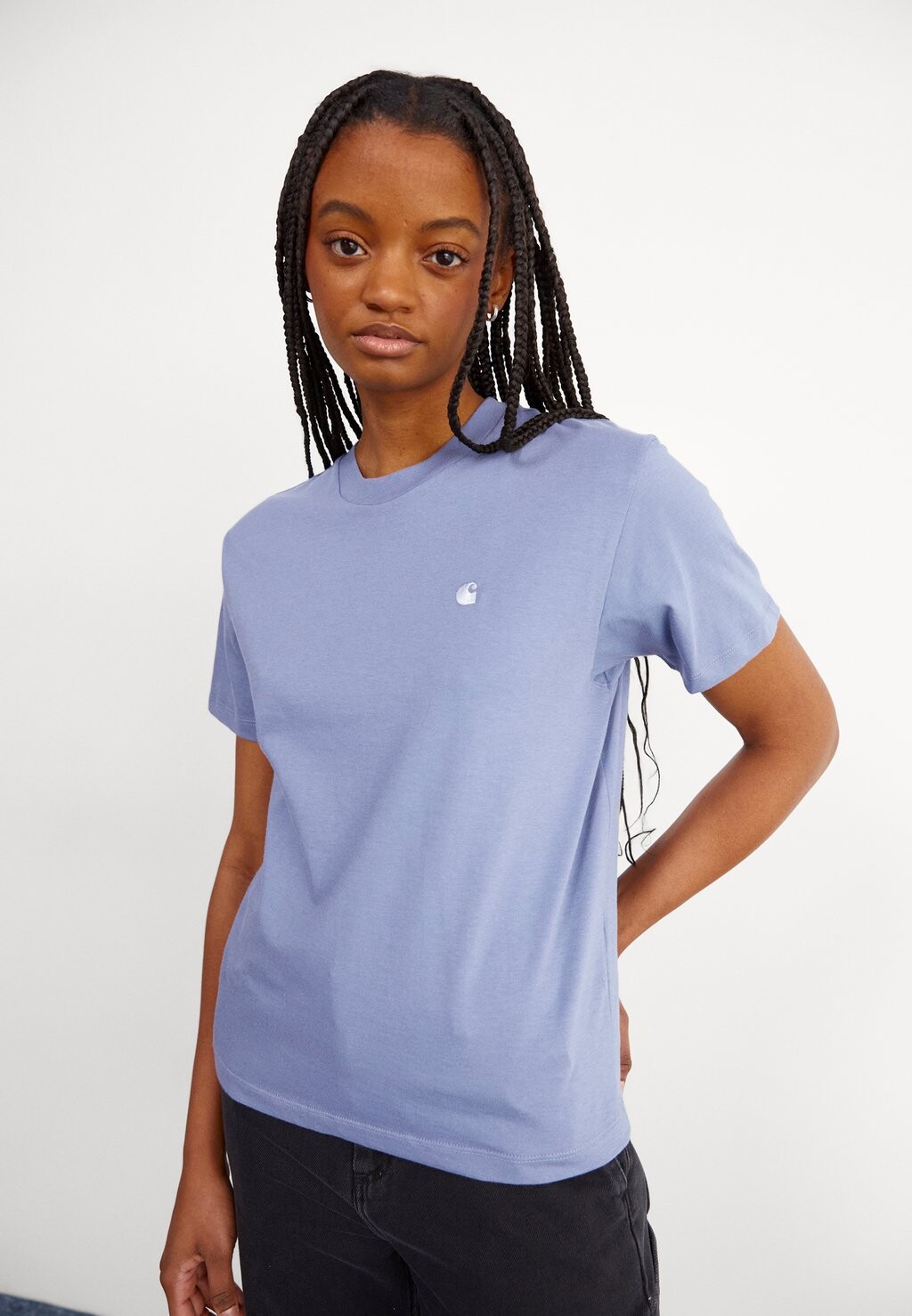 

Базовая футболка Casey Carhartt WIP, цвет bay blue