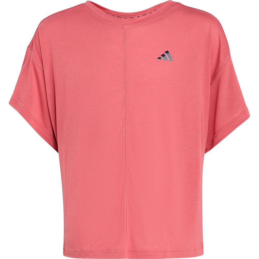 

Футболка с коротким рукавом adidas Yoga, розовый