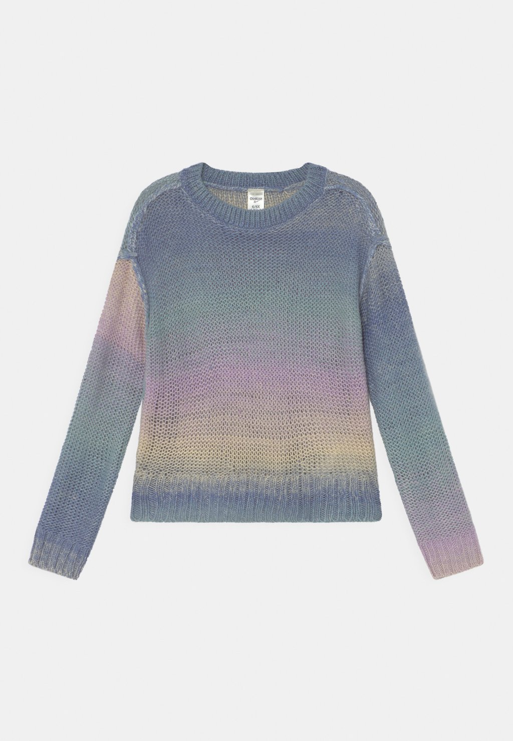 Вязаный свитер SPACE DYE OshKosh, цвет off white/lilac
