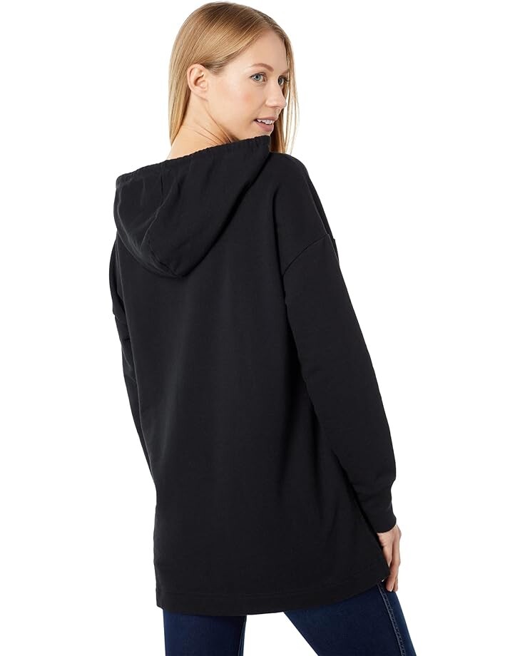 

Худи Lauren James Missouri Tigers Long-Length Side Vent Hoodie, черный