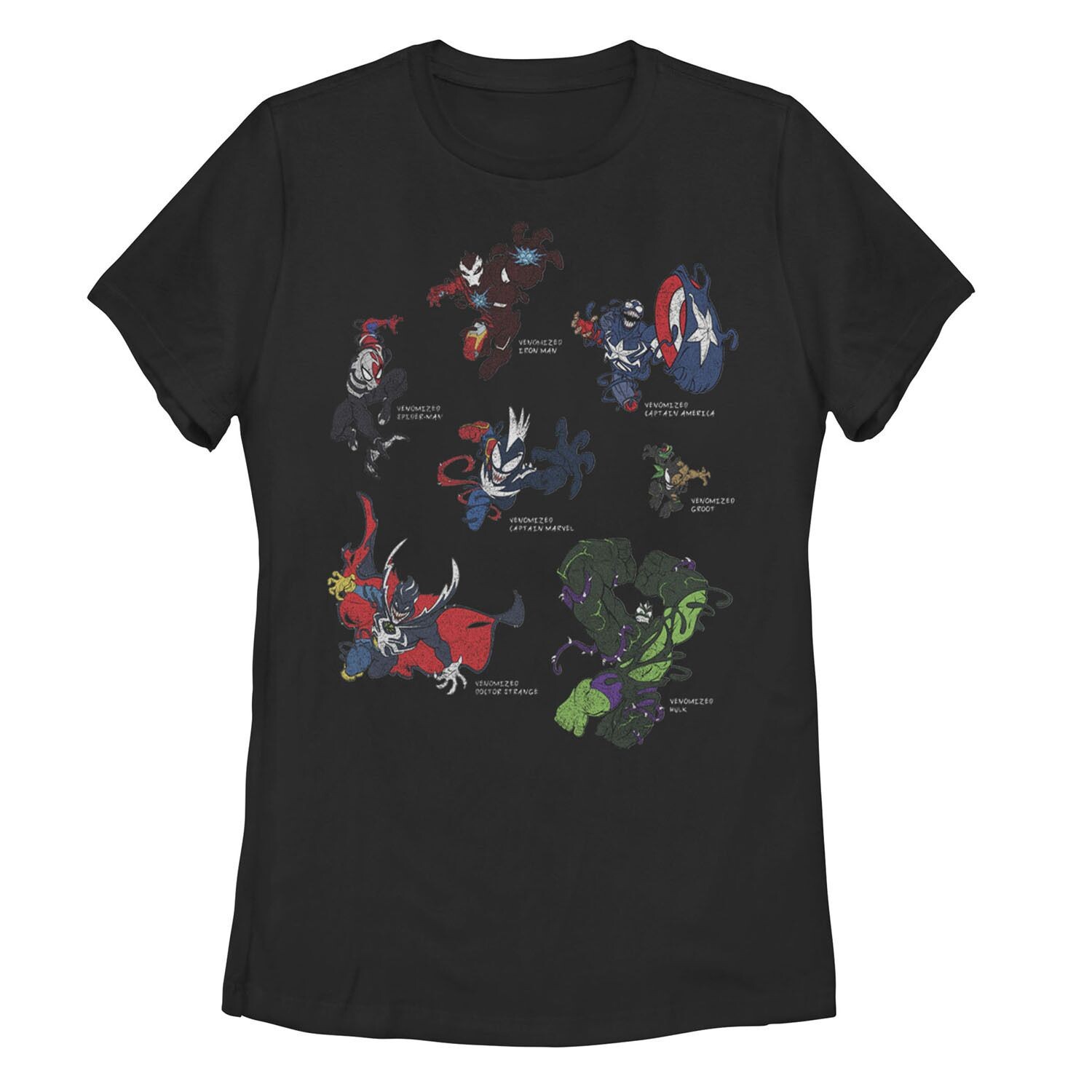 

Футболка Marvel Venomized Heroes для юниоров Marvel