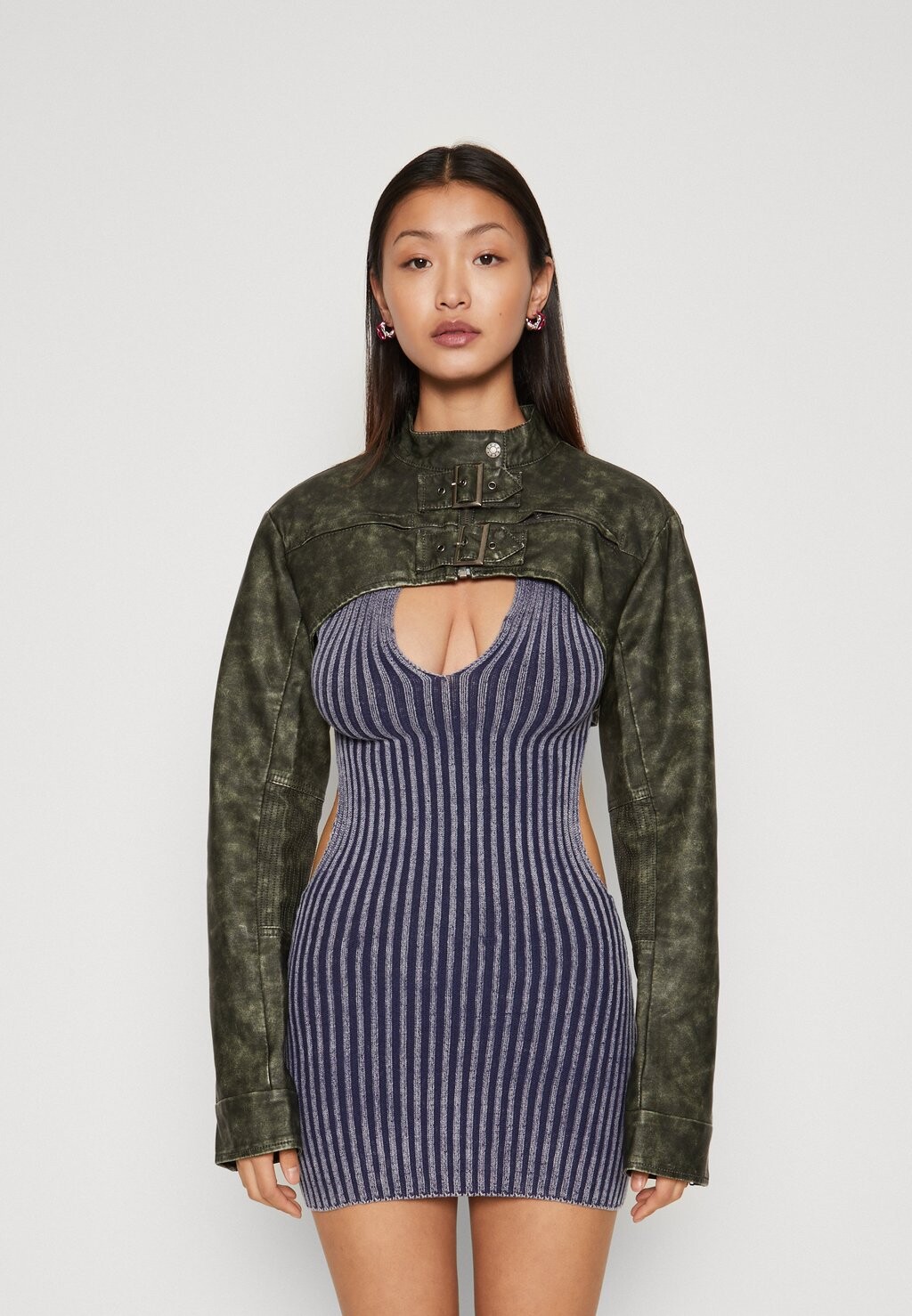 

Тонкая куртка Jaded London ULTRA CROPPED JACKET, черный