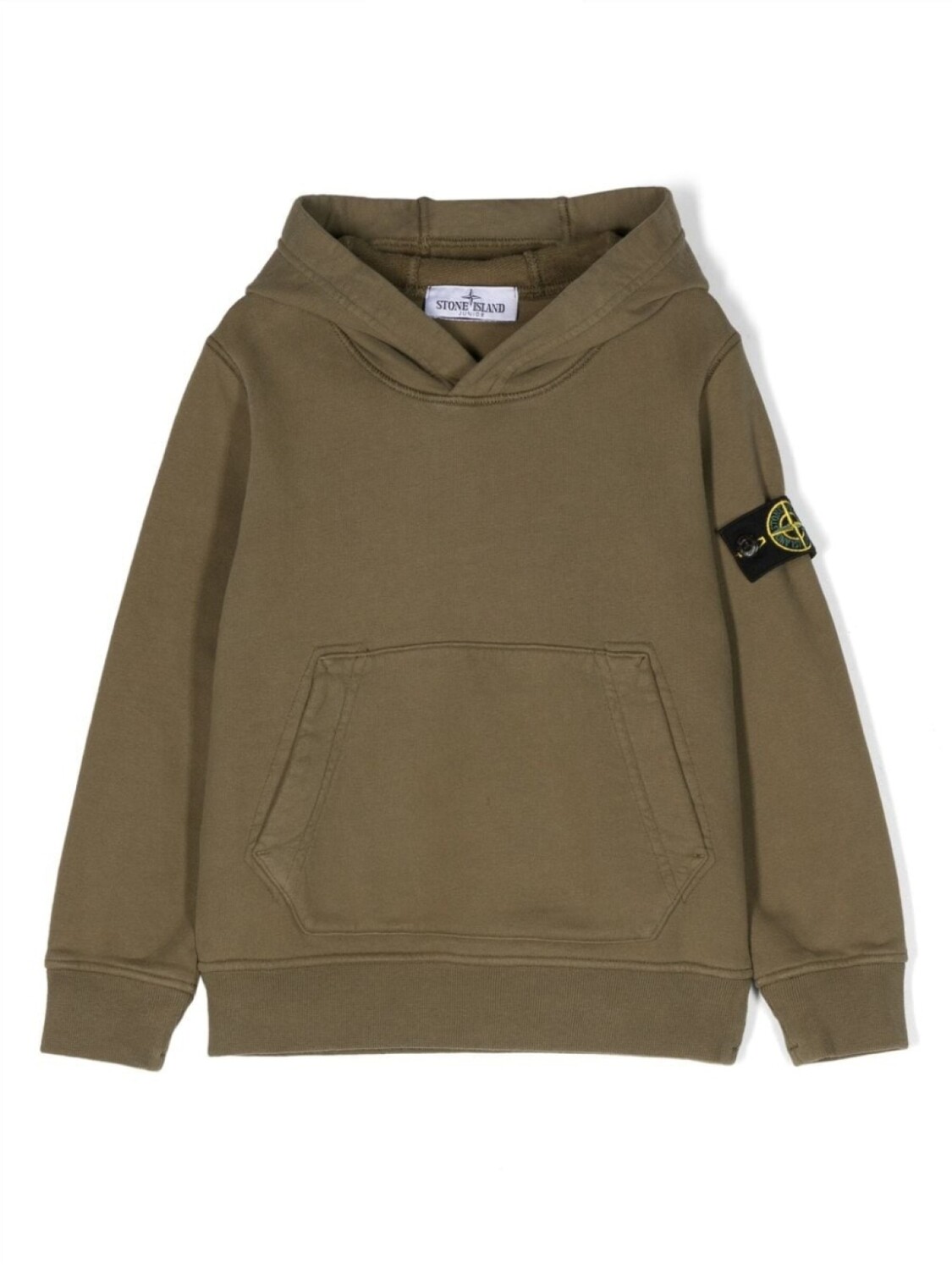 

Stone Island Junior худи с нашивкой Compass, зеленый