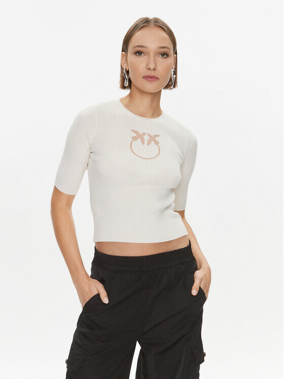 

Облегающий свитер Pinko, экрю