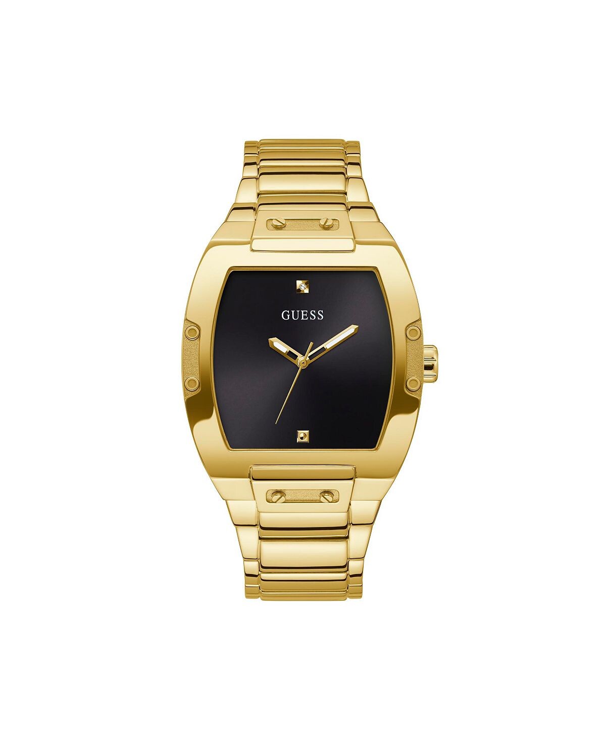 

Мужские золотистые часы-браслет из нержавеющей стали 43 мм GUESS