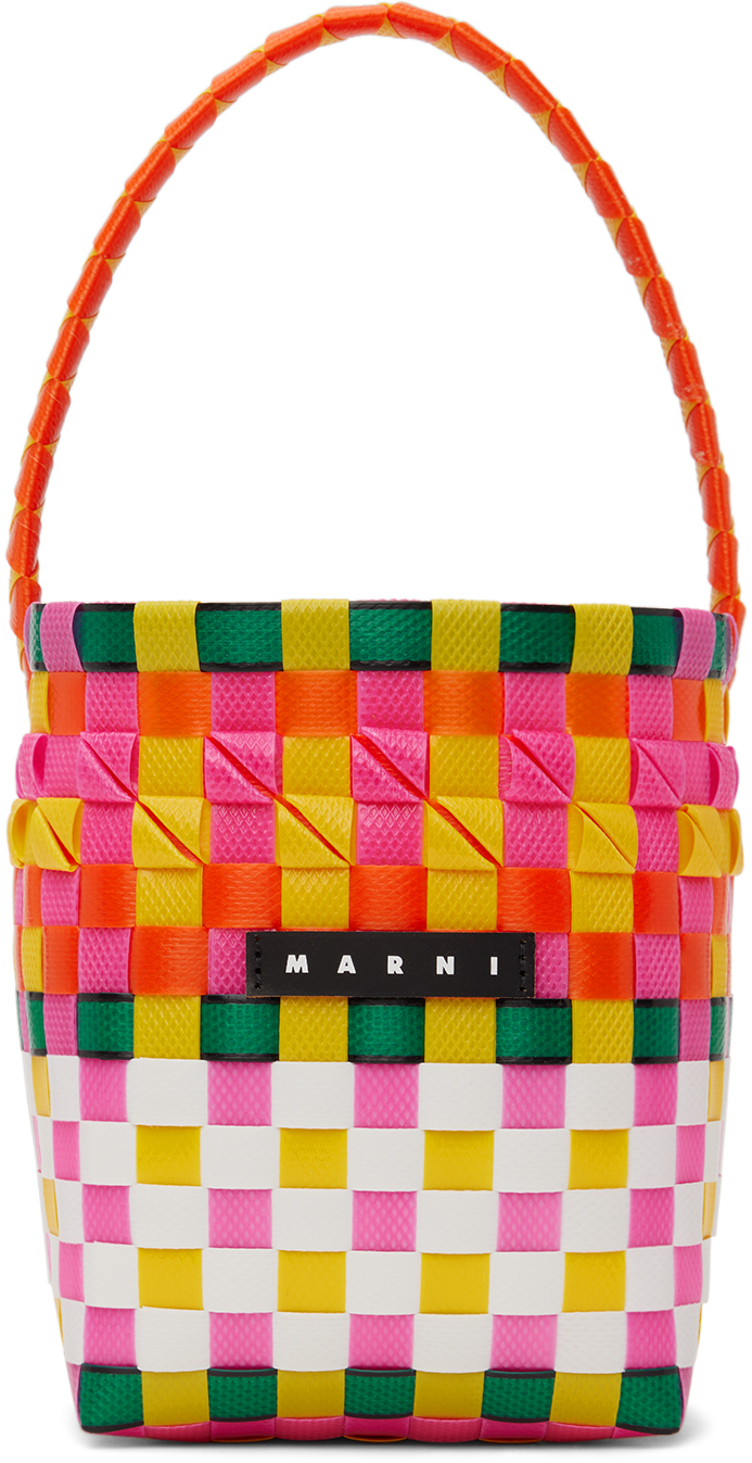 Детская розовая сумка-подставка Marni