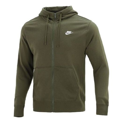 

Толстовка Men's Nike Casual Zipper Hooded Long Sleeves Green, зеленый