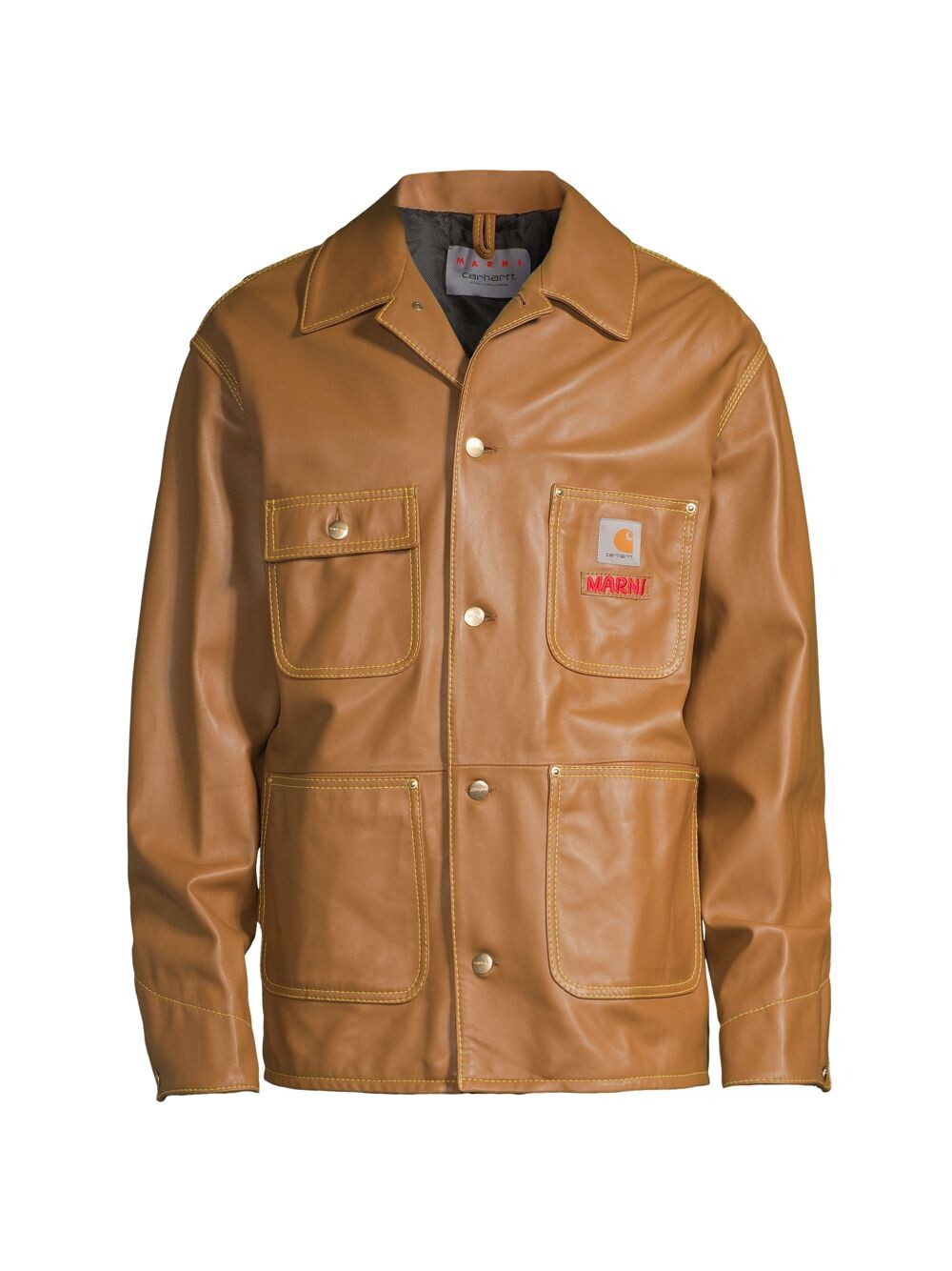 

Кожаная куртка Marni x Carhartt WIP Marni
