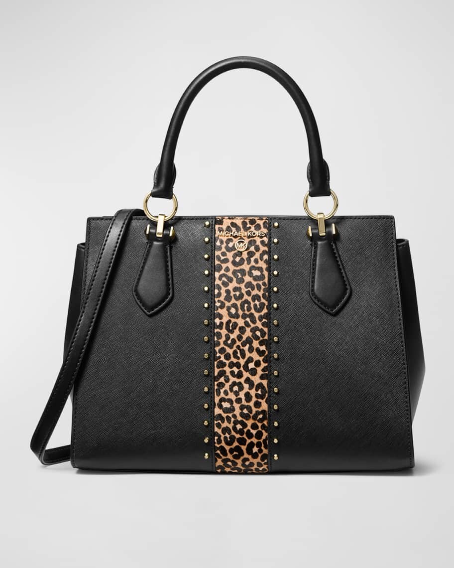 

Сумка-сэтчел Marilyn среднего размера с леопардовым принтом MICHAEL Michael Kors