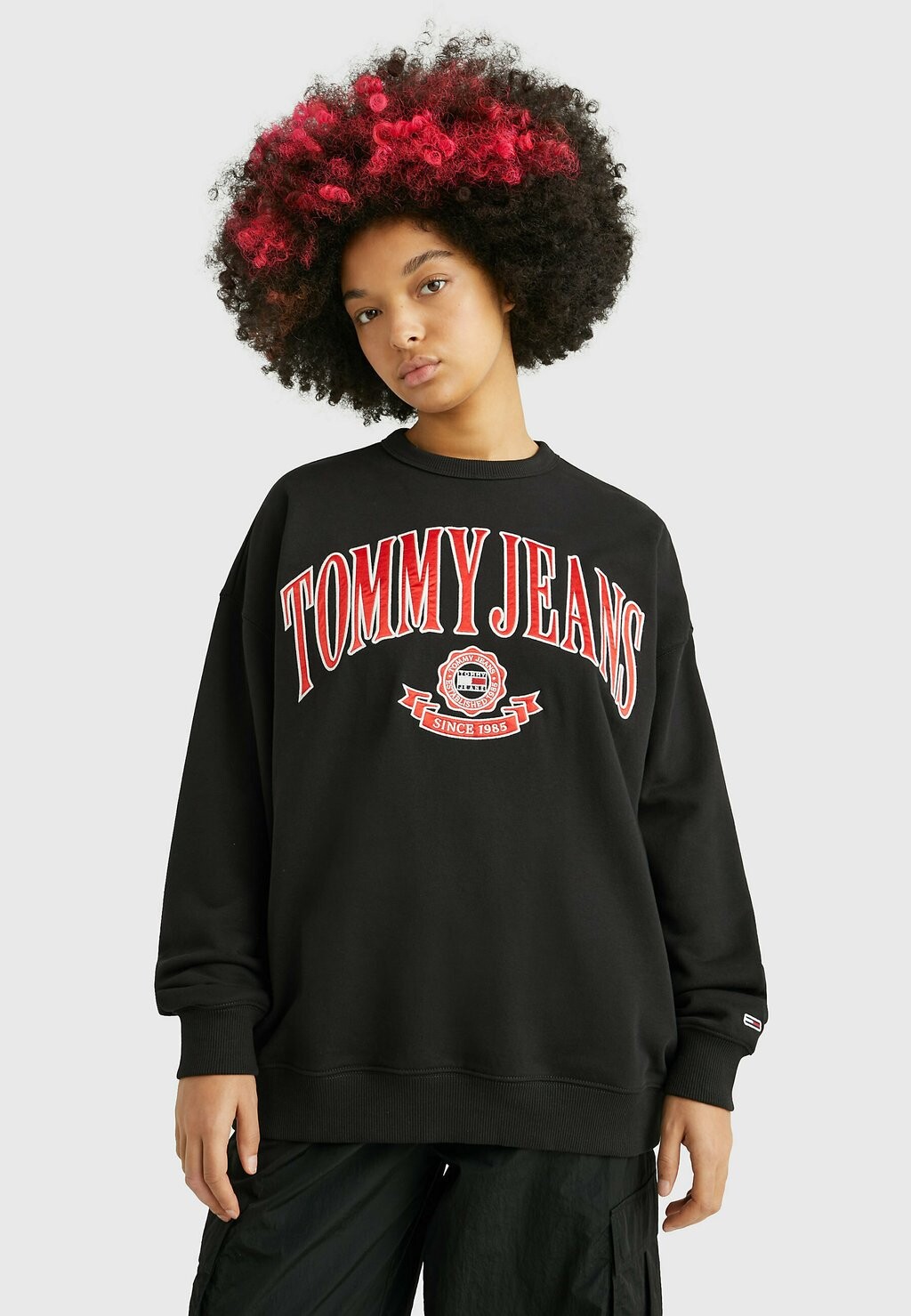 

Толстовка с капюшоном Tommy Jeans, черный