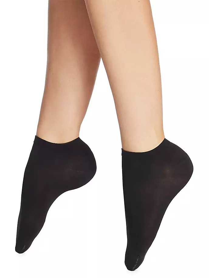 

Хлопковые носки-кроссовки Wolford, черный