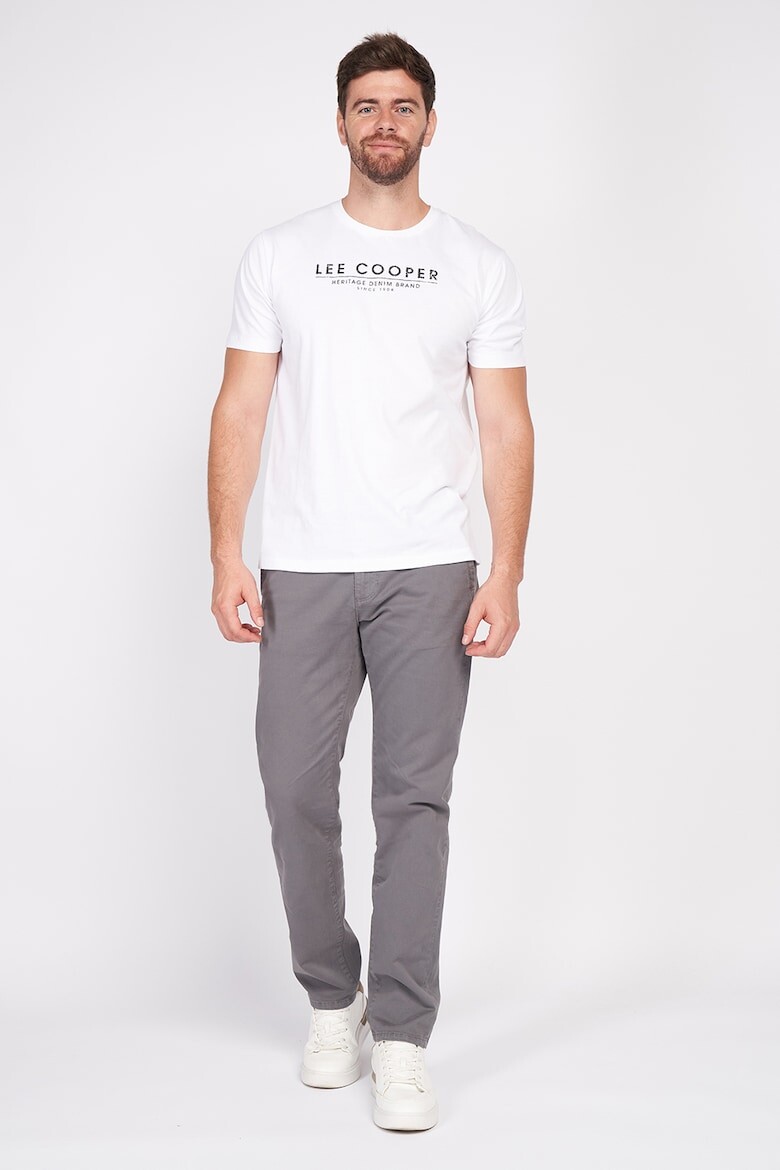 

Прямые брюки-чиносы Lee Cooper, серый