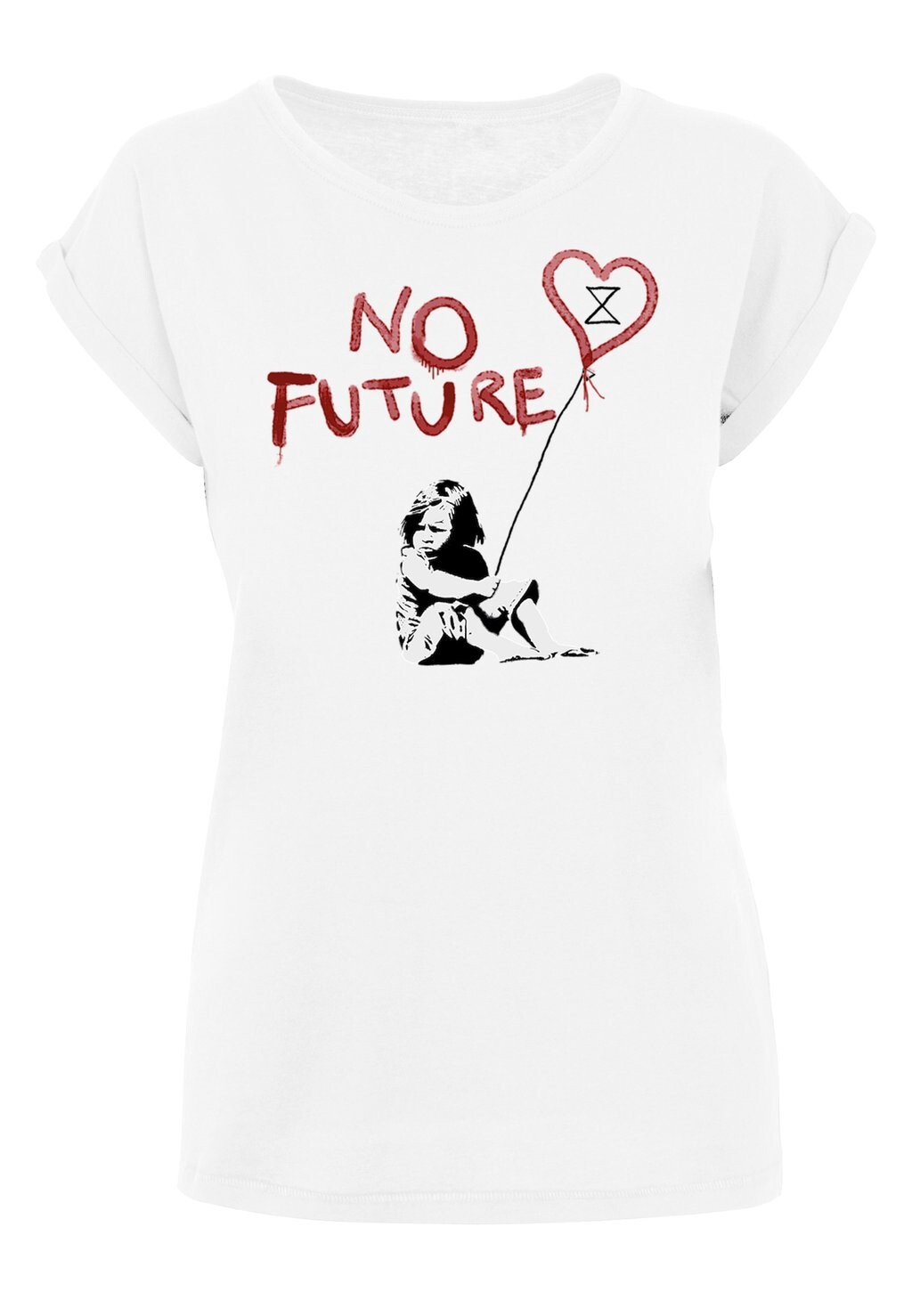 

Футболка с принтом NO FUTURE Merchcode, цвет white