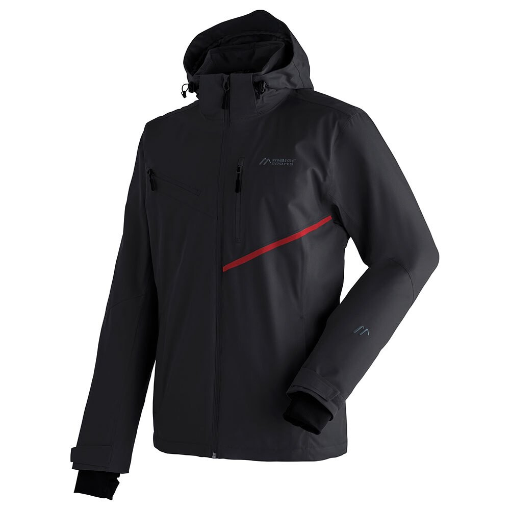

Куртка Maier Sports Waterproof Touring Isidro Full Zip Rain, черный