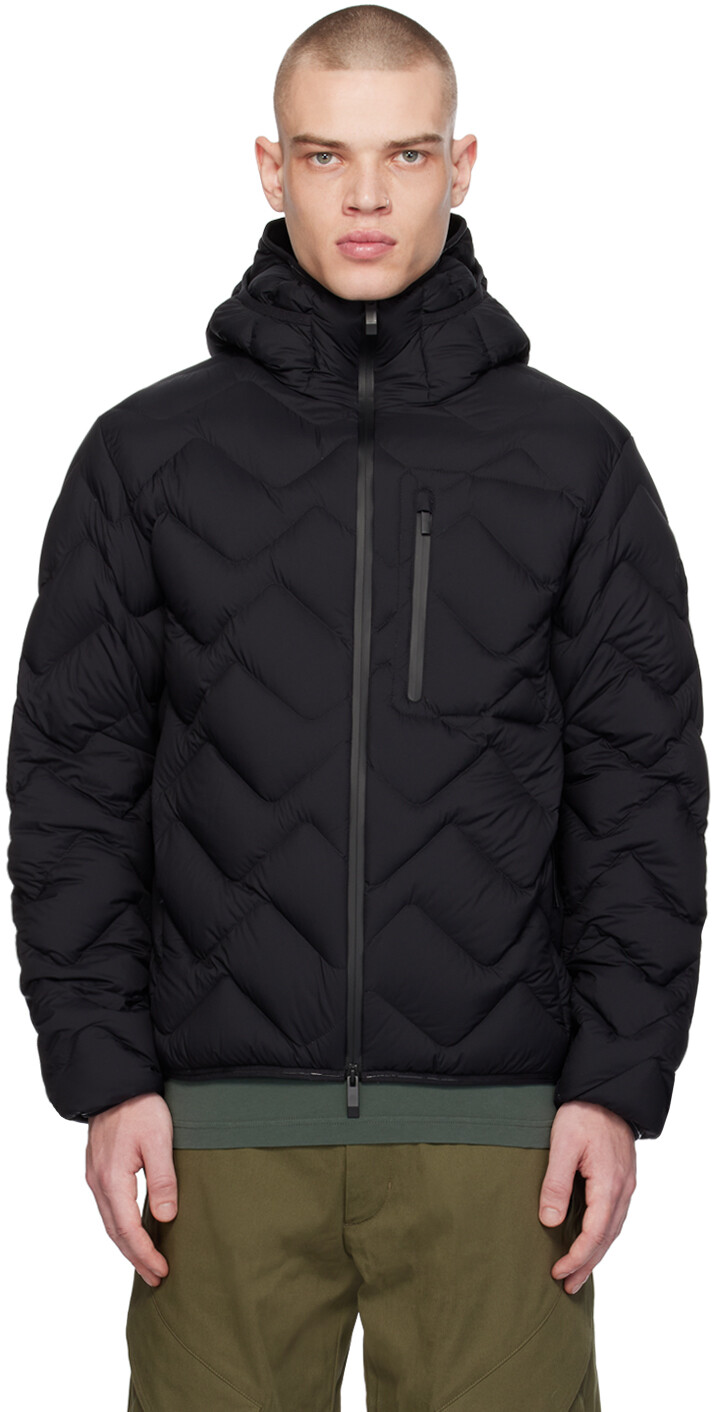 

Черный пуховик Steliere Moncler