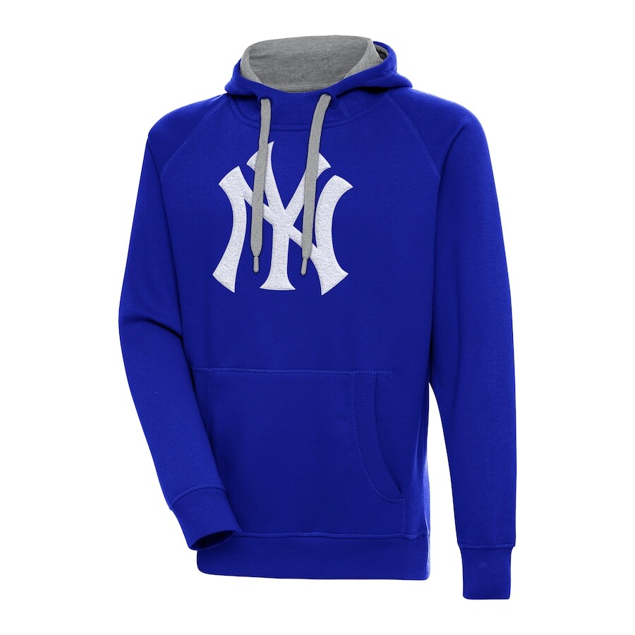 

Пуловер с капюшоном Antigua New York Yankees, роял