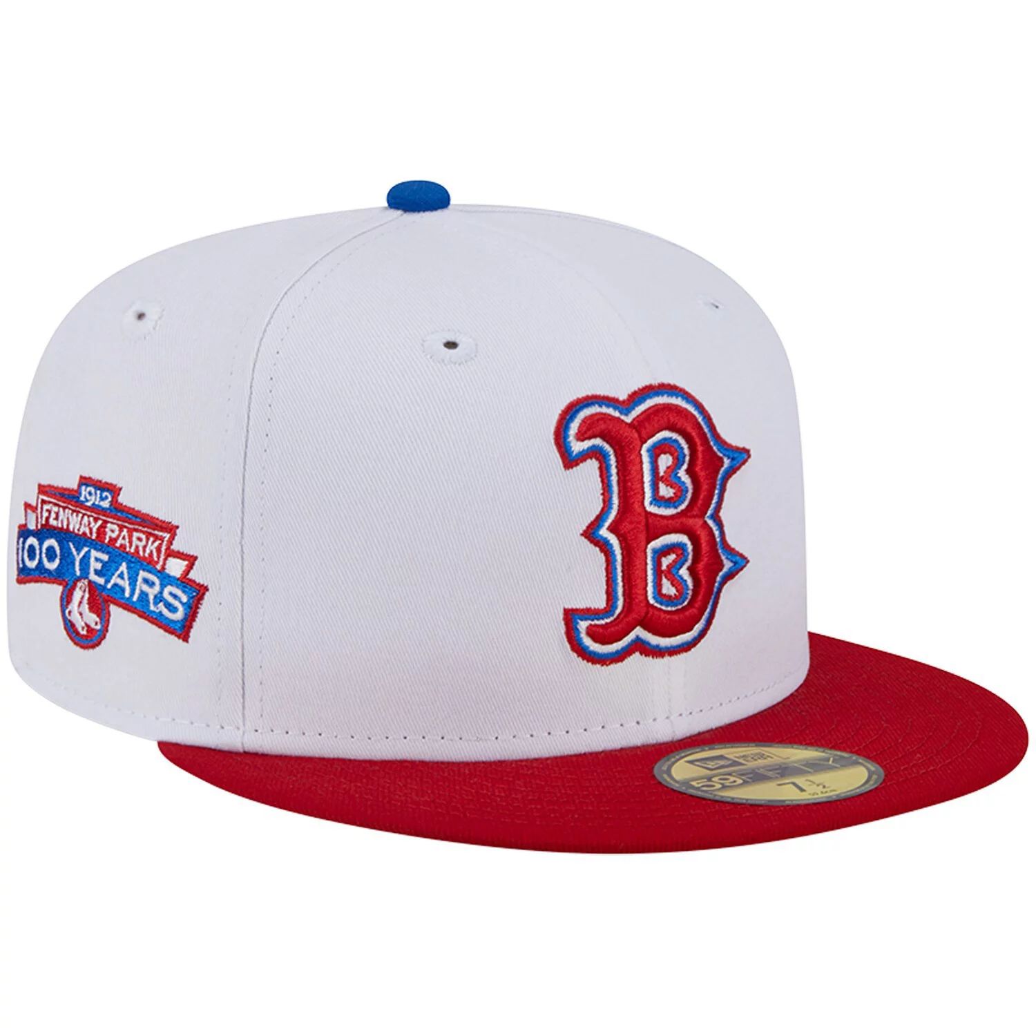 

Мужская кепка New Era белая/красная Boston Red Sox Undervisor 59FIFTY