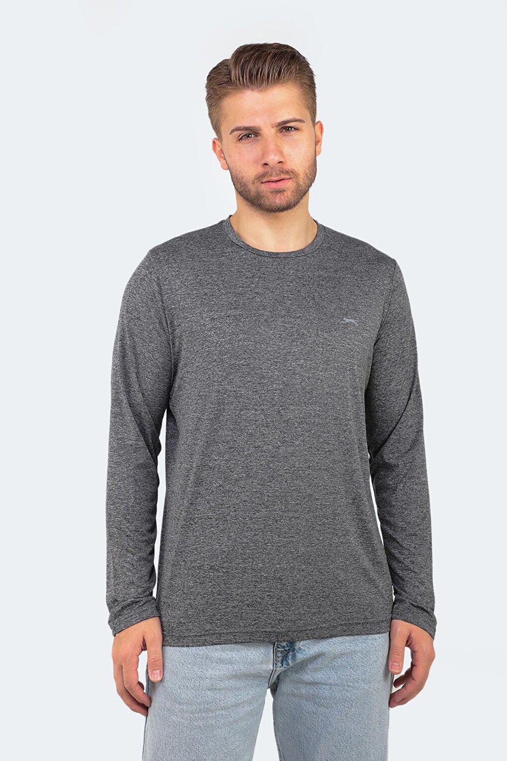 

RANALD Мужская футболка темно-серая SLAZENGER, Серый
