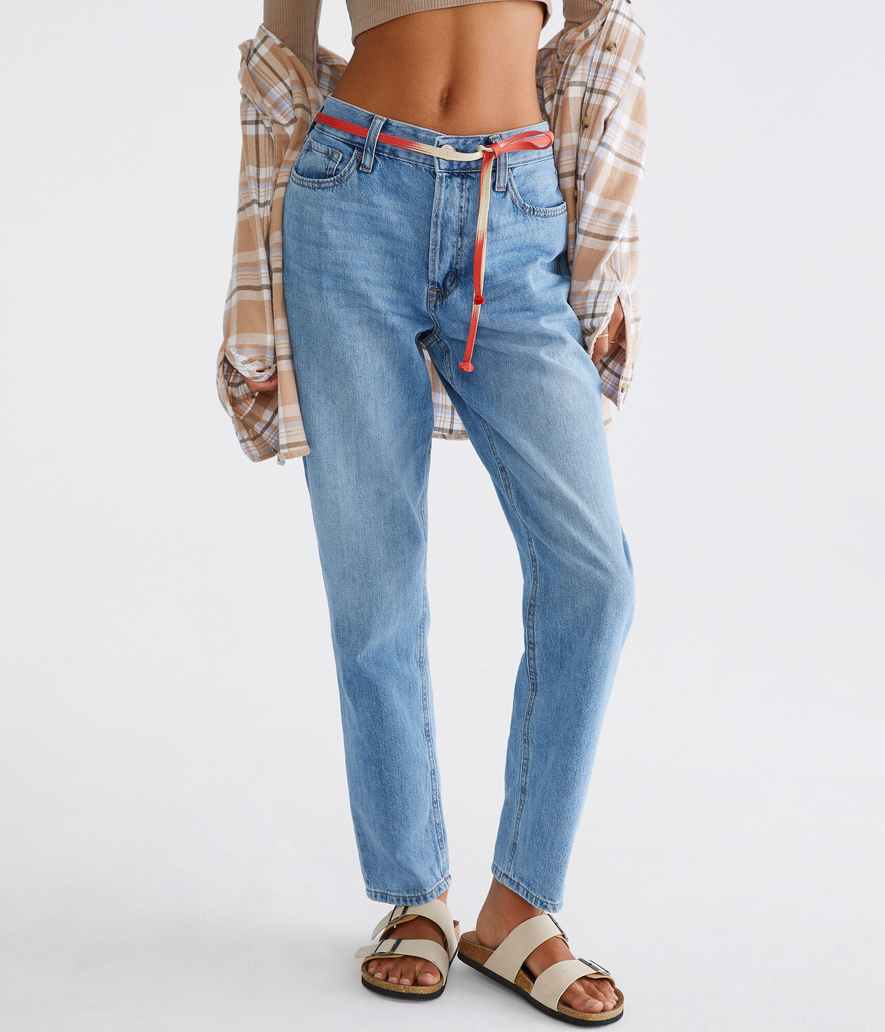 

Джинсы High-Rise Mom Next Gen Aeropostale, синий