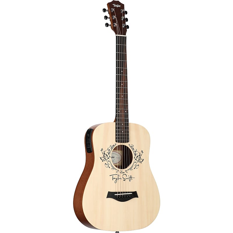 Акустическая гитара Taylor TSBTe Taylor Swift Acoustic-Electric Guitar акустическая гитара taylor taylor swift baby taylor ts bte acoustic electric guitar natural
