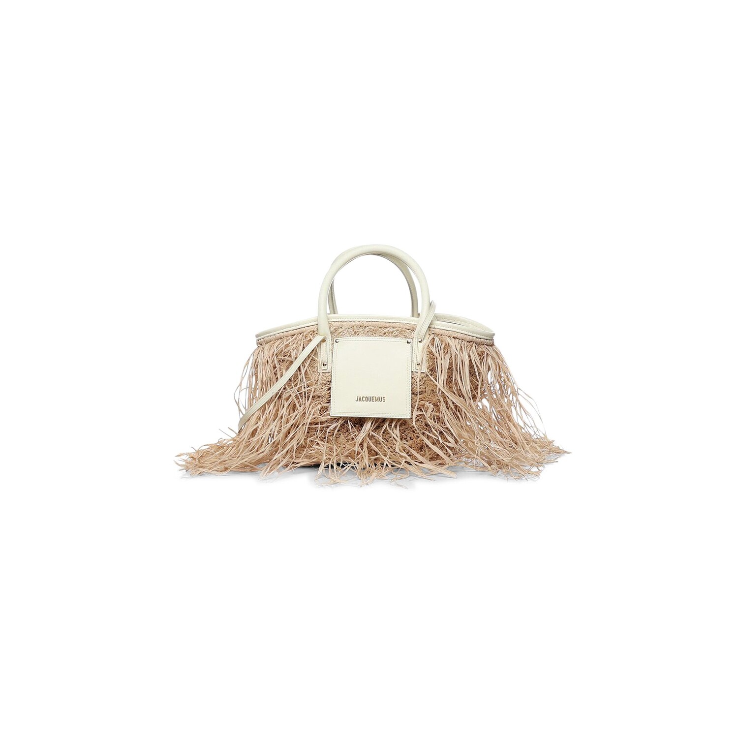 

Сумка-корзина Jacquemus Le Panier Soli Raphia, Светло-желтый