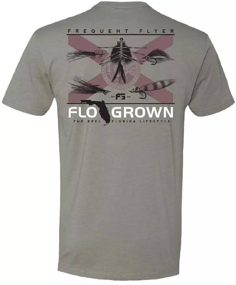 мужская футболка flogrown sunset fishing lake Мужская футболка для часто летающих пассажиров Flogrown