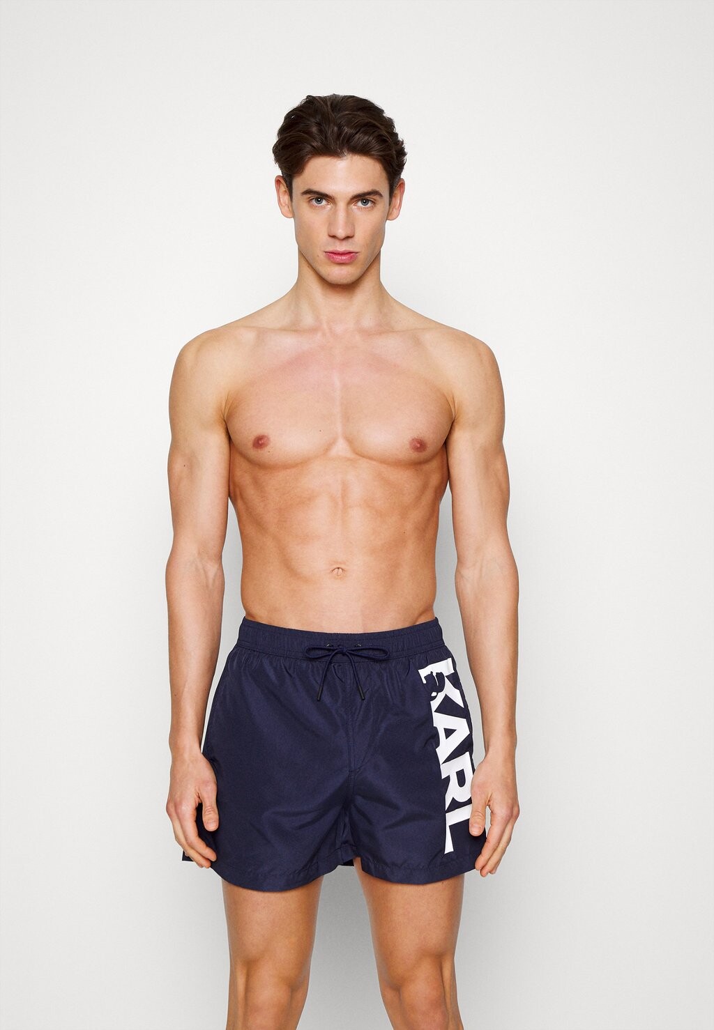 

Шорты для плавания LOGO BOARDSHORTS KARL LAGERFELD, черный ирис
