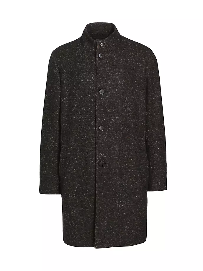 Полушерстяное пальто Donegal Zegna, серый