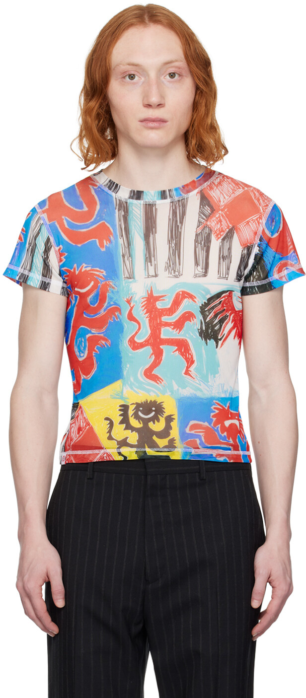 

Разноцветная детская футболка Charles Jeffrey Loverboy