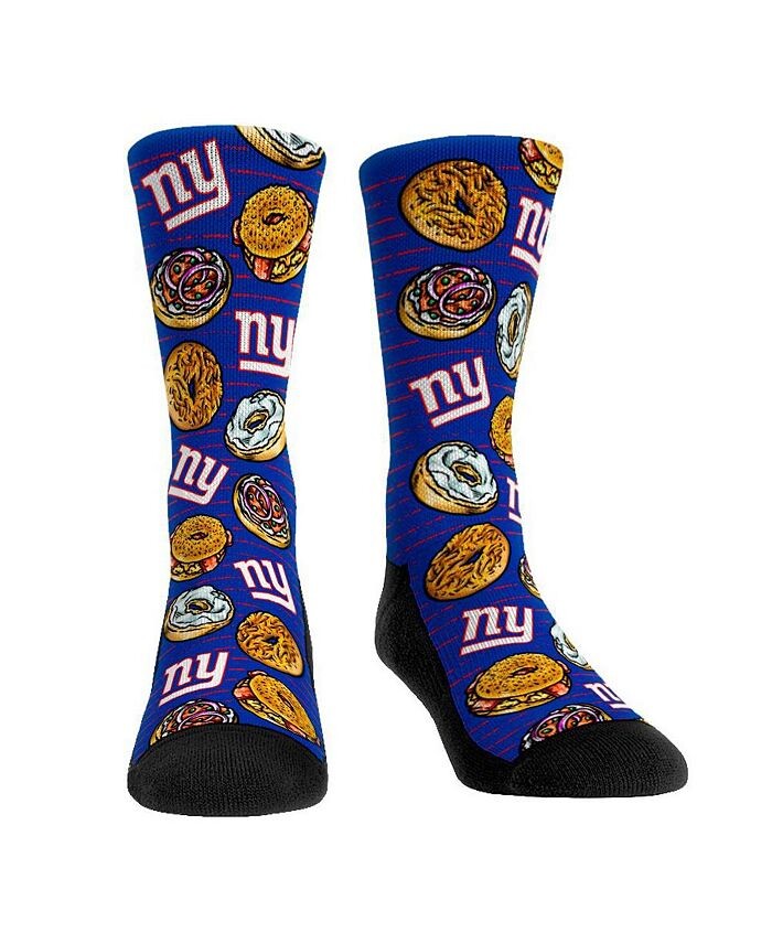

Мужские носки Rock Em Носки New York Giants Localized Food Crew Rock 'Em, синий