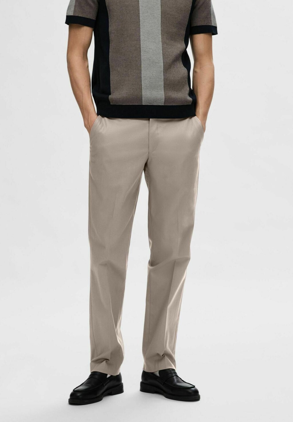 

Чиносы Straight Fit Selected, цвет morel