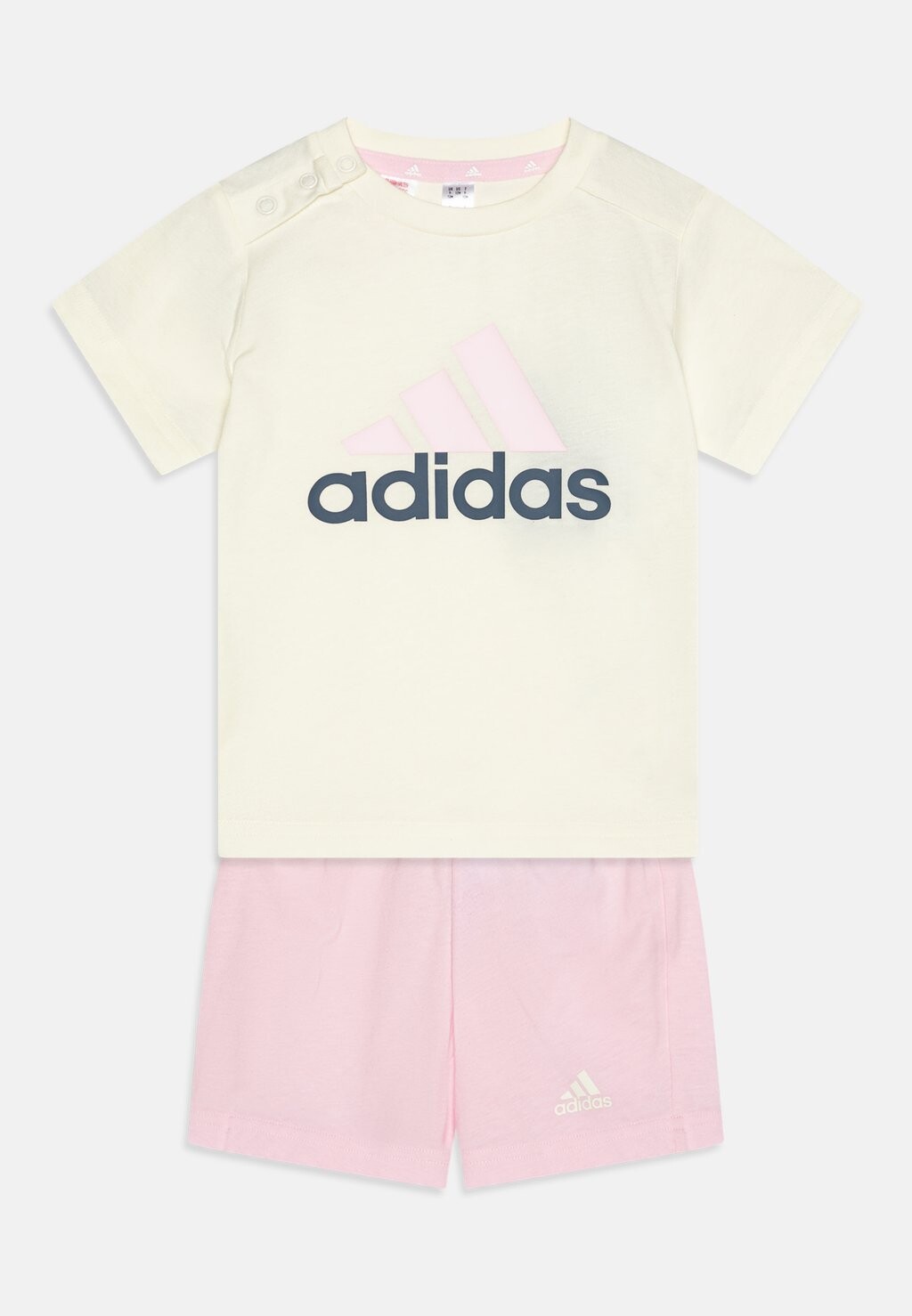 

Футболка с принтом Unisex Set Adidas, цвет ivory/clear pink