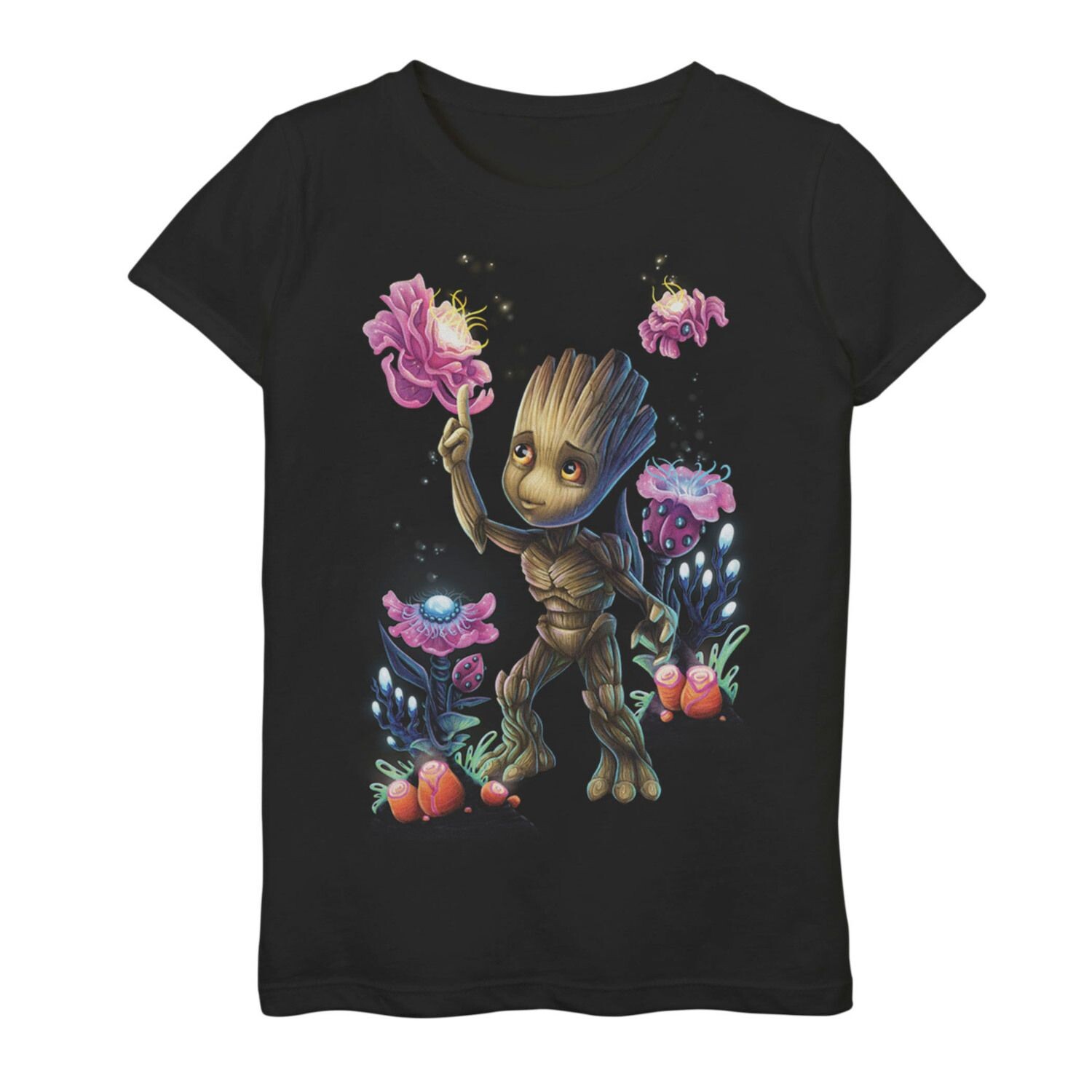 

Футболка с рисунком «Groot Plants» для девочек 7–16 лет «Marvel Guardians Of The Galaxy» Licensed Character