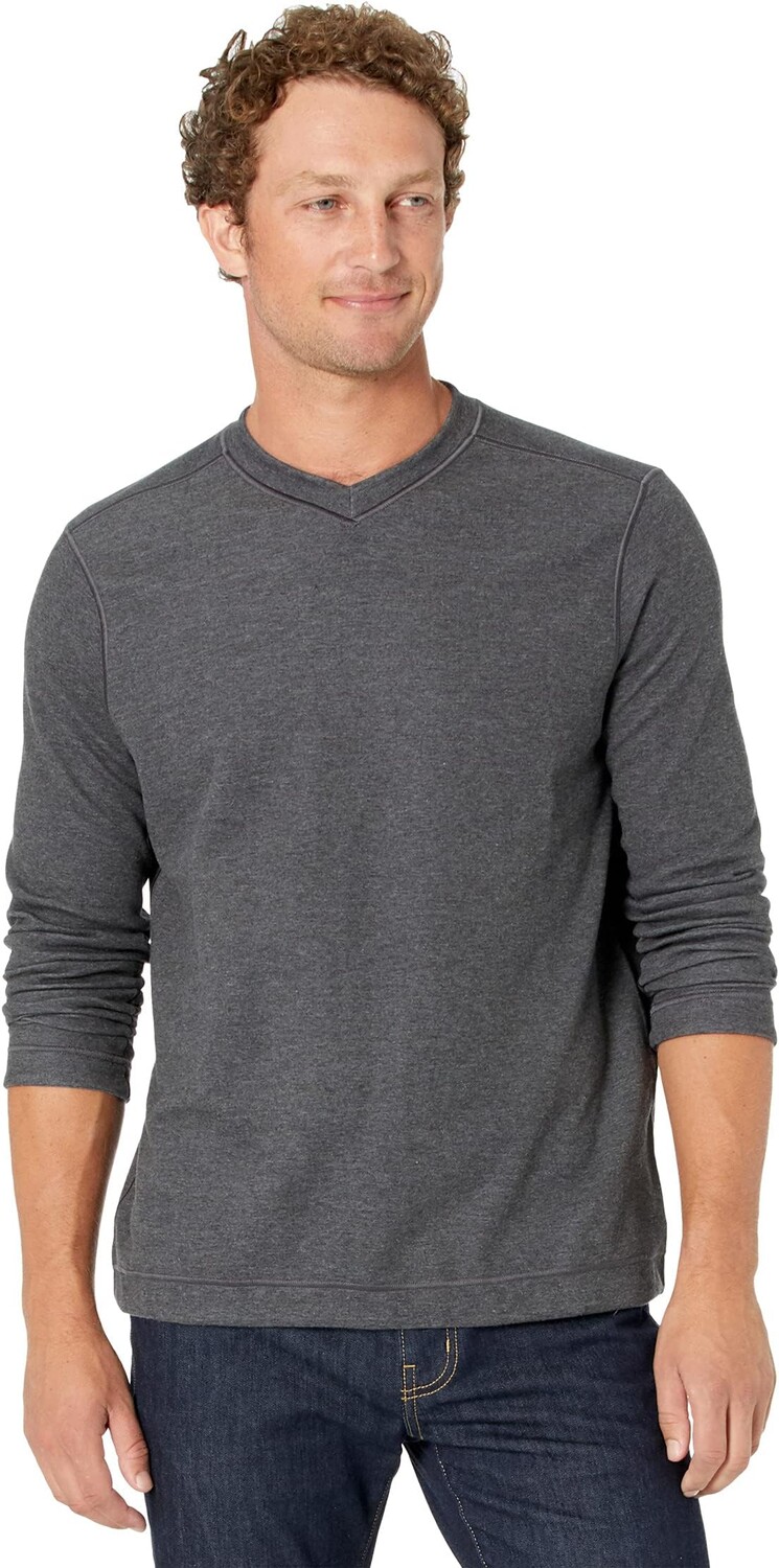 

Свитер Reversible Long Sleeve V-Neck Johnston & Murphy, цвет Charcoal/Blue