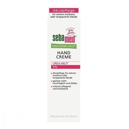 

Крем для рук для сухой кожи Urea Akut 5% 75мл - немецкий импорт, Sebamed