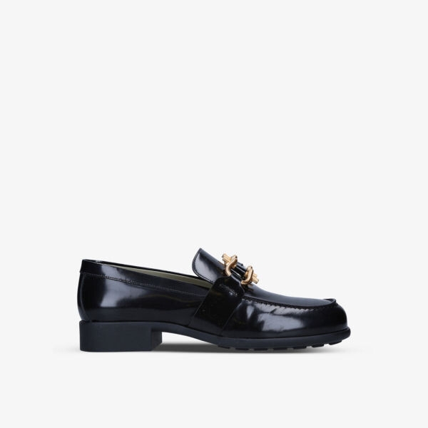 

Кожаные лоферы Madame Horsebit с декором Bottega Veneta, черный