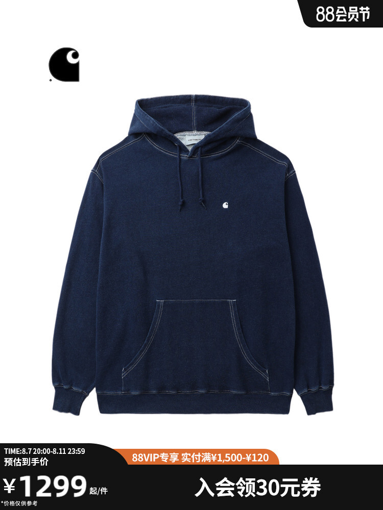 

Толстовка мужская Carhartt WIP классическая, синий