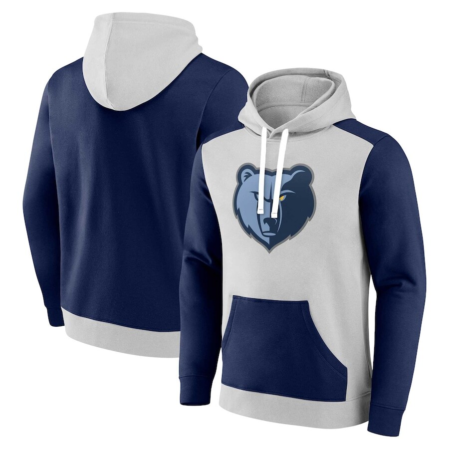 

Пуловер с капюшоном Fanatics Branded Memphis Grizzlies, серый