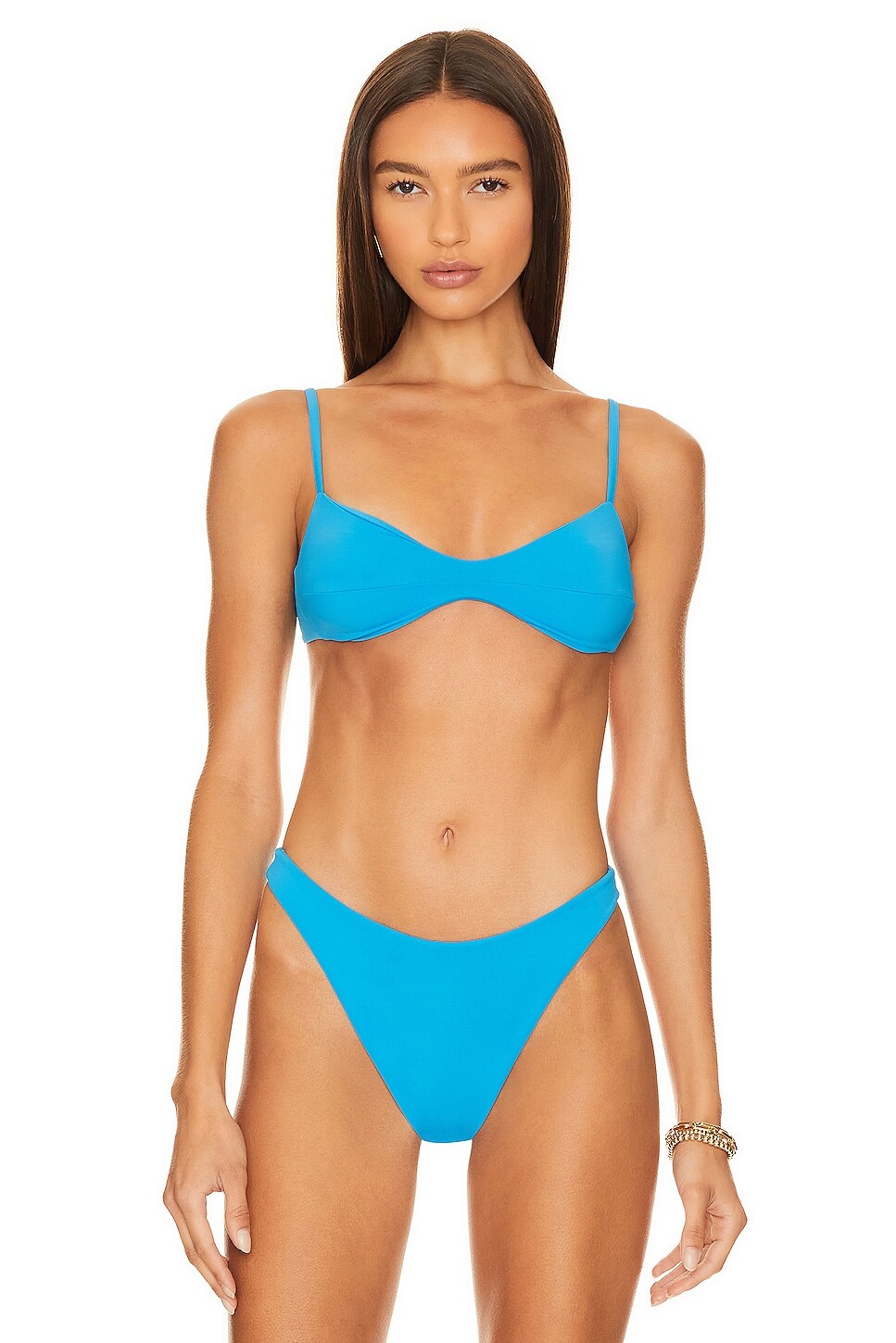 

Топ HAIGHT. X Tina Tunakey Monica, цвет Rio Blue