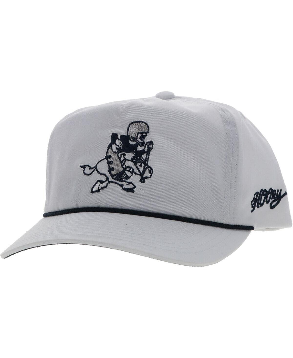 

Мужская белая регулируемая шляпа Dallas Cowboys Retro Joe Logo Trucker Hooey