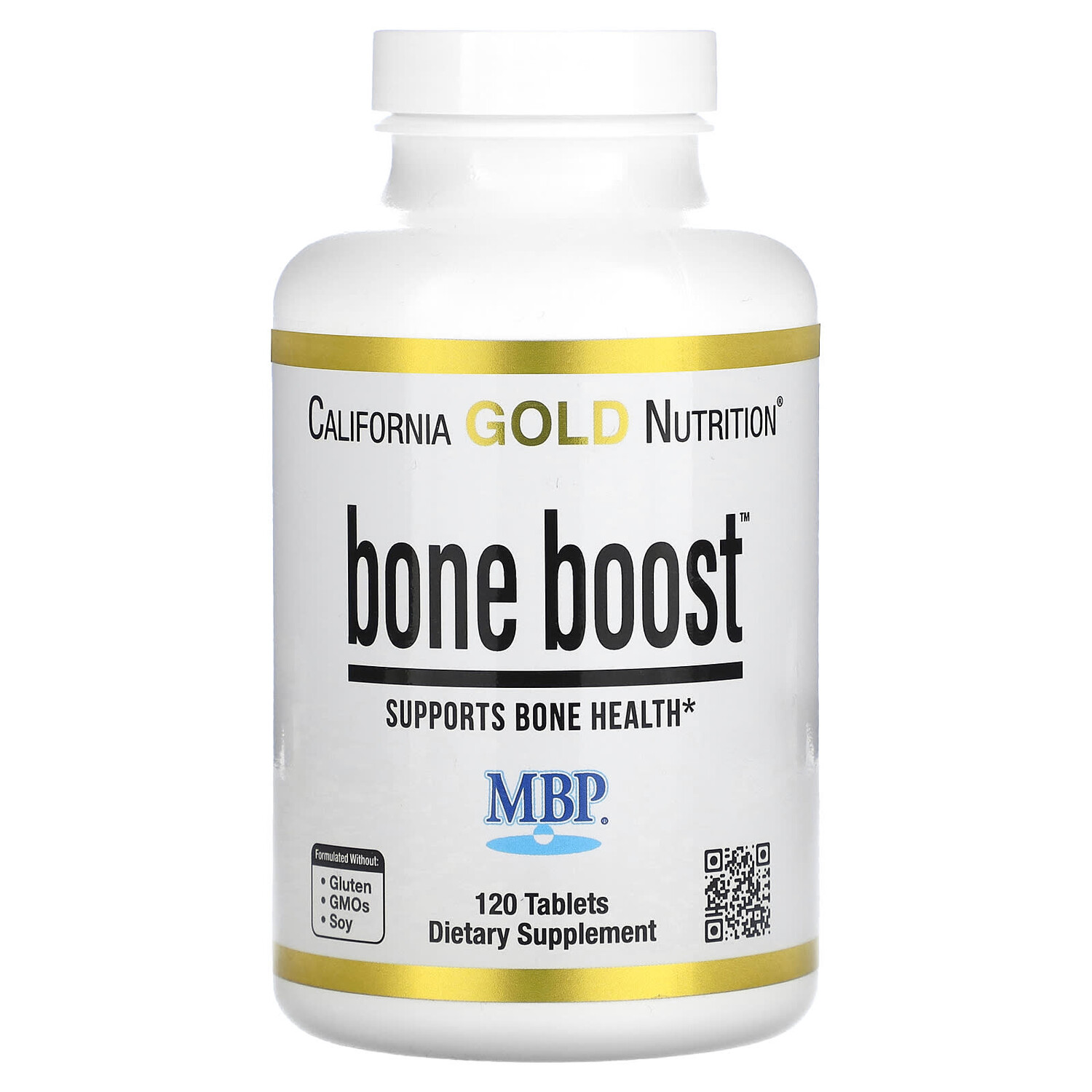 

Bone Boost, добавка для поддержки здоровья костей, 120 таблеток, California Gold Nutrition