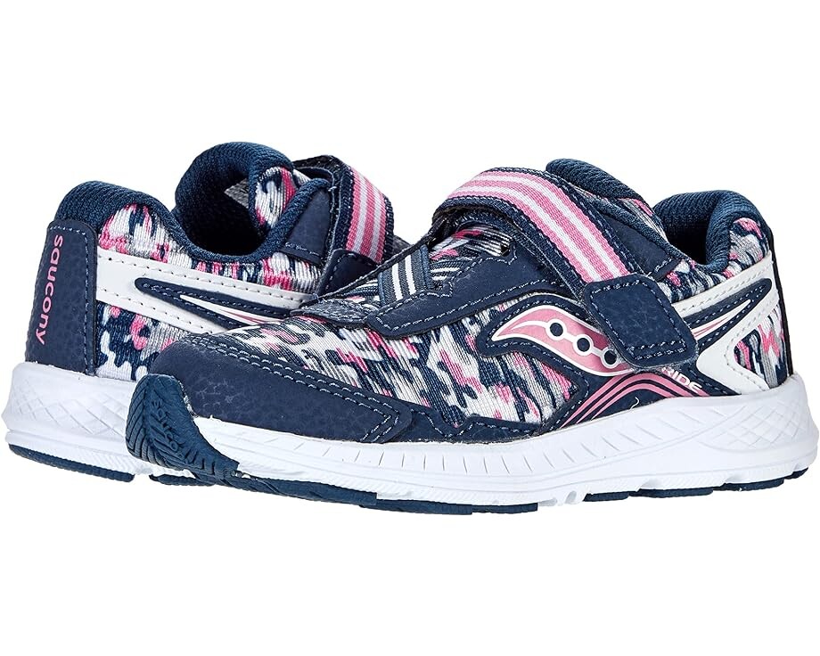 

Кроссовки Saucony Ride 10 Jr, цвет Navy/Pink Camo