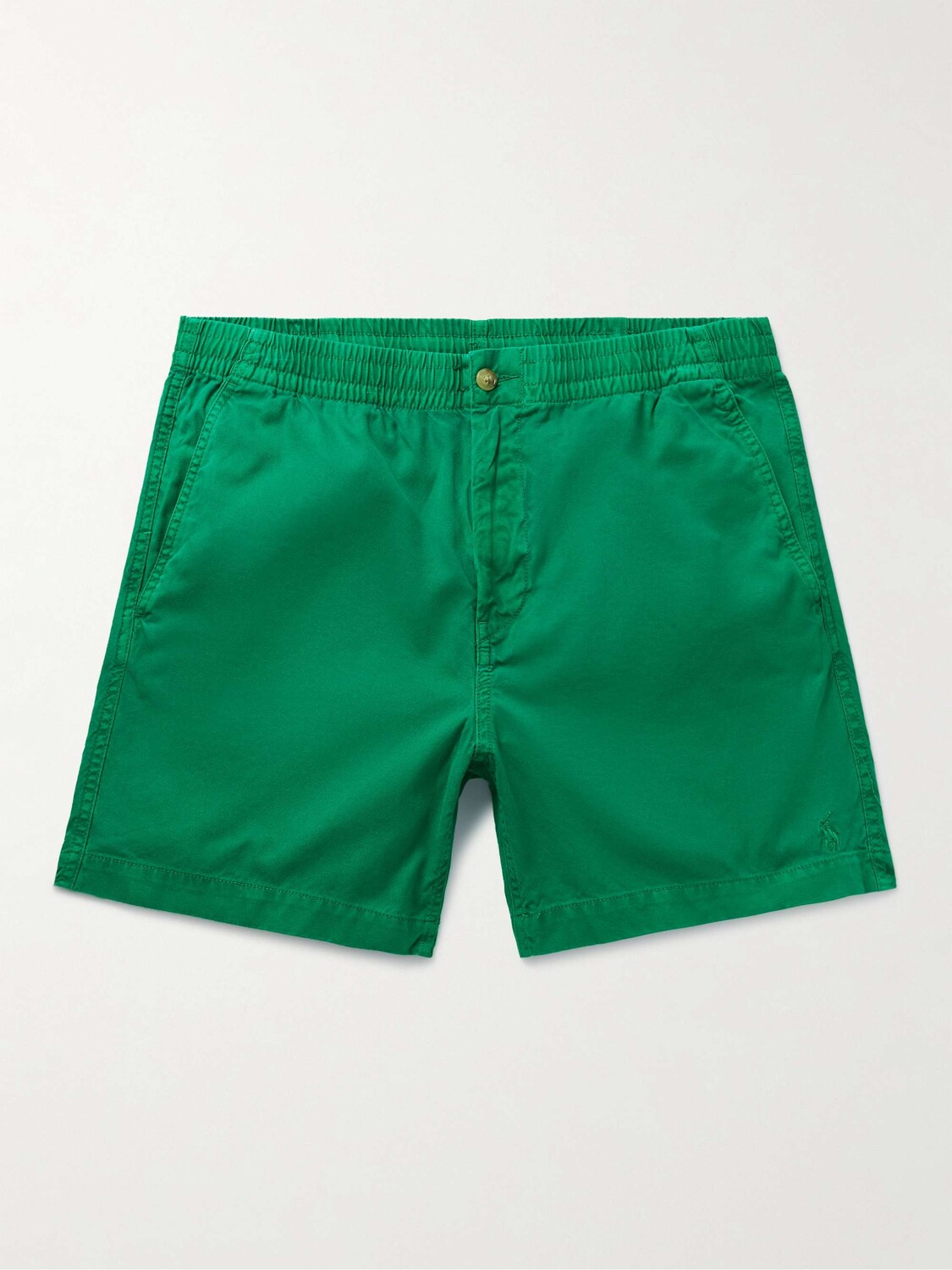 

Прямые хлопковые оксфордские шорты Prepster POLO RALPH LAUREN, зеленый